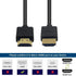 Duttek 4K Coiled HDMI Cable 6FT/1.8M, HDMI Male to Male Extender Cable for 3D and 4K Ultra HD TV Stick...