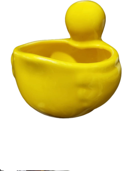 Cute 4.7 Inches Indoor Cartoon Animal Duck Shaped Ceramic Succulent Cactus Flower Plant Pots Planter - Plant Not Included (Yellow)...