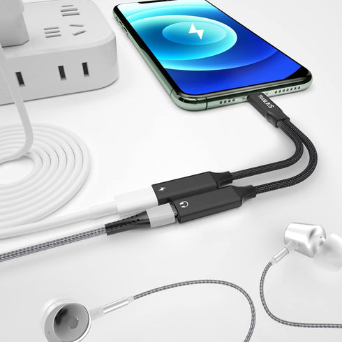 USB C Splitter, Dual USB C Headphone and Charger Adapter, 2-in-1 Type C Audio and PD 60W Fast Charging for 15/15 Pro/15 Plus/15 Pro Max and Other ...