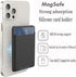 BIAJIYA Card Holder for Back of Phone for Stand MagSafe Magnetic Silicone Wallet Compatible with iPhone17/16/15/14/13/12/12 Pro/ 12 Mini/ 12 Pro M...