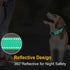 Airtag Dog Collar for Small Dogs, Reflective Dog Collars with Silicone AirTag Holder, Nylon Adjustable Dog Collars for Medium Large Dogs, Teal...