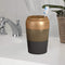 nu steel CA322-4 Horizon Collection Toothbrush Holder Organizer Stand for Bathroom Vanity, Countertops Metal with Three Finish, Copper 3 Tone...
