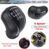 Hacreyatu Leather Manual Stick Gear Shift Knob Lever Shifter 6 Speed for Hyundai Creta IX25 Kia Forte Cerato K3 Ceed 2012-2016...