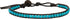 Infinityee888 Anklet Turquoise Bead 10 Inches Anklet Bracelet Woven with Leather Cord Handmade Hippie Bohemian Unisex Style Gift Idea for Men and ...