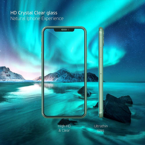 Deppa (2 Pack Premium Screen Protector for Iphone 13 Mini (5.4 Inch) Tempered glass 3D Full Coverage with Easy Installation Kit Tray [ Video Insta...