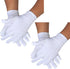 DreamHigh DH 2 Pairs White Cotton/Nylon Marching Gloves, Formal Tuxedo Honor Guard Parade Gloves...