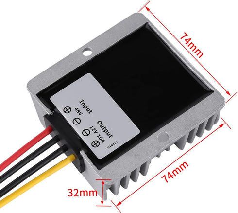DC DC Converter 48V to 12V, Power Source Voltage Step Down Converter 10A 120W DC to DC Converter 48V to 12V Voltage Buck Converter...