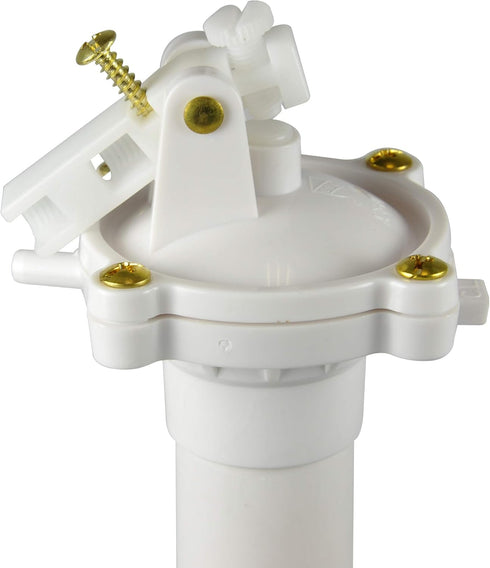 Danco 80816 Complete Toilet Repair Kit Fill Valve, Flapper, Rod, Float Replacement, White...