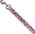 Buckle-Down Pet Leash - Minnie Mouse Expressions Polka Dot Pink/White - 4 Feet Long - 1" Wide...