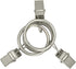 44 Pack Metal Curtain Rings with Clips, Drapery Clips with Rings, Drapes Rings 1 in I D, Fits Diameter 6/8 in Curtain Rod, Matte Silver...