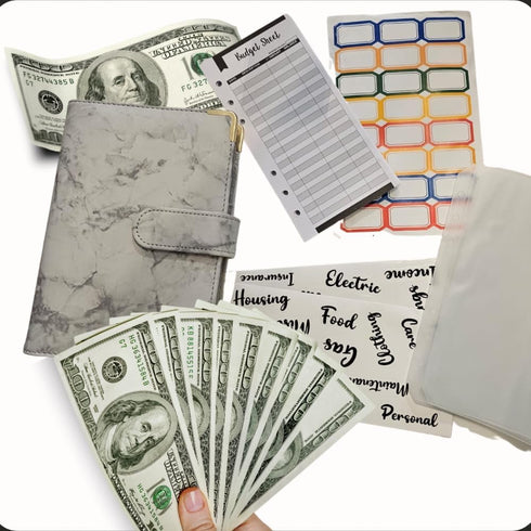 Envelopes money saving Challenge,Saving Planner,12-Month Planner with Stickers/24 Sheets/Budget Binder/Cash Envelopes for Budgeting/Money Organize...