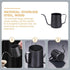 Coffee Pot Whistling Teapot Coffee Drip Pot Pour over Coffee Maker Stovetop Whistling Kettle Long Spout Kettle Whistling Teakettle Tea Strainer Go...