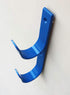 4 PCS Set Wide Pool Pole Hangers Heavy Duty Blue Aluminium Holder Hooks with Screws Perfect Hook Holders for Swimming Pool,Telescopic Poles,Skimme...