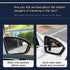 Car Rearview Mirror Wiper Telescopic Auto Mirror Squeegee Cleaner, Retractable Rear-View Mirror Wiper Snow Brush and Ice Scraper, Telescopic 98cm ...