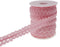 One Roll 16 Yards 3/4'' Picot Edge Stretch Lace, Frilly Edges Elastic Webbing,Lace for Headbands (Pink)...