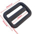 30 Pcs 1 Inch Plastic Slide Buckle Tri Glides Slides for Webbing, Clothing, Fasteners Strap and Backpack Bags...