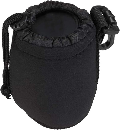 Selens Small Drawstring Lens Pouch Black Neoprene DSLR Camera Lens Bag Compatible with Sony Olympus Panasonic...