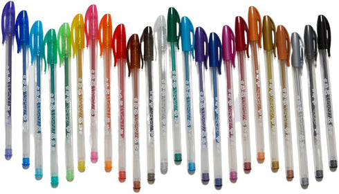 Disney Lilo and Stitch Gel Pen Set for Kids, 24 Pack with Glitter Gel Pens, Cute Pens for Girls and Boy...