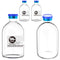 Sterile Empty Vials with Self Healing Injection Port and Aluminum Plastic Cap,Sterile Package (100ml Clear 4PCS)...