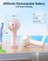 Portable Mini Handheld Fan, Small Personal Hand Held Fan with Base, Cute Design USB Rechargeable Fan for Lash Makeup, Summer Beach Travel Essentia...