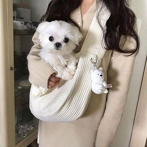 Pet Carrier Bags Large-Capacity Pet Travel Carrier Portable Outdoor Dog Crossbody Bags Pet Carrier Tote for Cats Dogs Outdoor Subway Shopping Hiki...