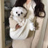 Pet Carrier Bags Large-Capacity Pet Travel Carrier Portable Outdoor Dog Crossbody Bags Pet Carrier Tote for Cats Dogs Outdoor Subway Shopping Hiki...