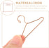 Toddmomy 1 Set Mini Doll Clothes Rack Mini Doll Clothes Hanger Doll Garment Rack with Hangers Miniature Metal Doll Hangers Doll Wardrobe Furniture...