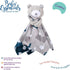 Minky Animal Snuggler Lovey Blanket for Kids, Babies, Boys, Girls, Gender Neutral Security Blanket with Stuffed Animal (Beloved Snowcap Bear)...