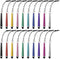 homEdge Mini Stylus Pen Set of 20 Pack, Universal Capacitive Stylus with 3.5 mm Jack Compatible with All Device with Capacitive Touch Screen – 10 ...