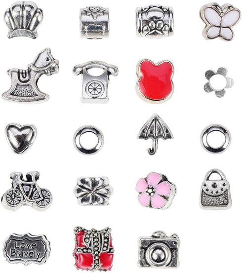 COO&KOO Charm Bracelet Making Kit, A Unicorn Girls Toy That Inspires Creativity and Imagination, Crafts for Girls Ages 8-12 with Jewelry Making Ki...