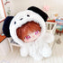 niannyyhouse 20cm Plush Doll Clothes Puppy Onesies Loose White Bodysuit 8in Soft Stuffed Plush Toy Dress Up Accessories...