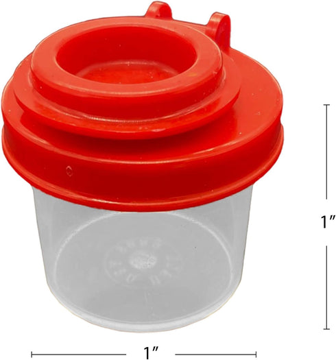 BRAZZA Salt and Pepper Shakers Moisture Proof Set Perfect to go Camping Picnic Outdoors Kitchen Lunch Boxes Travel Spice Set Clear with Black Lids...