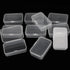 10 Packs Small Clear Plastic Beads Storage Containers Box Transparent Boxes with Hinged Lid for Small Items, Jewelry, Crafts (3.34 x 2.16 x 1 in)...