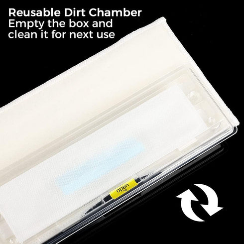 Reusable Mop Pad Refills for Shark Vacmop Replacement Pads Include VACMOP VM252 VM250 VM200 VM190, Vacuum Mop Pad Refills (8 Packs)...
