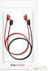 kwmobile Straps Compatible with Samsung Galaxy Buds/Buds Plus - 2X Silicone Holder for Wireless Earphones - Black/Red...