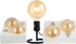 LED Bulbs 60 Watt Equivalent, 2 Pack 6W G125 LED Globe Bulbs, Antique Vintage Light Bulbs Amber, E26 LED Edison Light Bulb, 2700K 800LM Warm White...