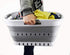 SAMMART 30L (8 gallon) Collapsible 3 Handled Plastic Laundry Basket - Foldable Pop Up Storage Container/Organizer - Space Saving Hamper/Basket (Wh...