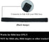 Hook and Loop Ankle Strap for Compatible with Fitbit Luxe Fitness Tracker, Sport Ankle Strap for Men and Women (Black)...