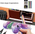 12 Pack Metallic Colouring Pencils Colour Therapy Metallic Pencils Black Wooden Colour Drawing Pencils for Adult Kids Beginner Artist Painting...