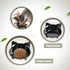 Skrtuan Cat Bowl, Non-Slip, BPA Free Melamine, Easy to Clean, Shallow Design for Cats...