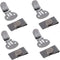 4 Pcs Invisible Magnetic Tie Stay,Anti-Wrinkle Stainless Tie Stay Clips,Magnetic Tie Clips for Men,Shirt Tie Clips Stays Pin,for Men Gifts and Ann...