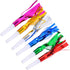 6Pcs Colorful Noise Maker,Metallic Fringed Blowouts Whistles,Party Blowers Whistles,for Birthday Party Favors, New Years Party, Party Supplies...