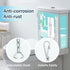4 Pack Toilet Flapper Chain, Stainless Steel Toilet Handle Chain, 9.84'' Toilet Flapper Replacement Kit with Adjustable Length to Fit Most Toilet ...