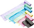 100Liners Trash Bin Liners Bags Heavy Duty Recycled Refuse Sacks for Kitchen Bathroom 9-14L Dustbin 100 Liners Black...
