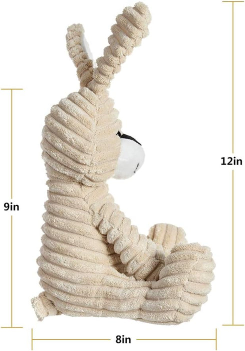 Apricot Lamb Toys Plush Corduroy Rabbit Bunny Stuffed Animal Soft Cuddly Perfect for Child ? Corduroy Bunny,8.5 Inches...