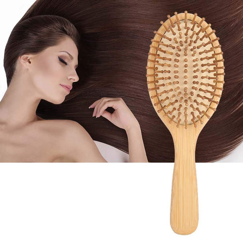 Massage Scalp Promote Blood Circulation Anti-Static Hair Comb, Wooden Hair Comb, Wooden Hair Brush Massage Comb for Hair Care Hairdressing Supplie...