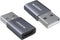 ANDAPA USB C Female to USB Male Adapter(2 Pack), C to USB Adapter for iPhone 12 13 14 15 Mini Pro Max,Airpods iPad pro,Samsung Galaxy Note 10 20 2...