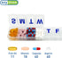 EZY DOSE Weekly (7-Day) Pill Organizer, Vitamin Case and Medicine Box, Clear Lids, 2X-Large...