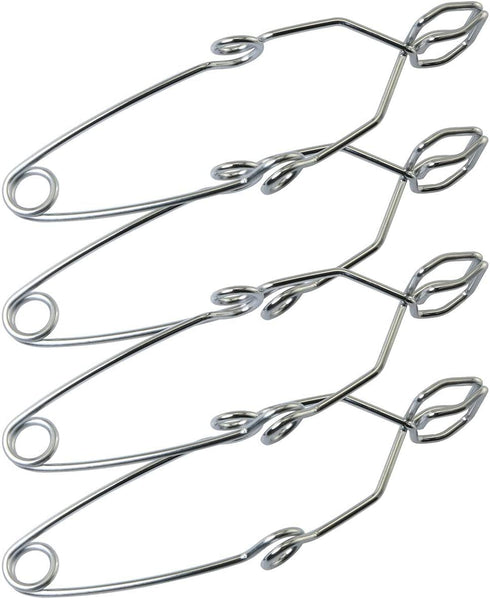 4pcs Steel Wire Test Tube Clamp 145mm Fit for 5-40mm Tube for Laboratory Experiment Testing Holder Tool...