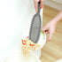 EZ Kitchen Dish Squeegee Kitchen with Silicone Food Strainer Long Grips Non-Slip Scrapers for Pots, Pans, Bowls, and Countertops, 2-Pack, Gray...